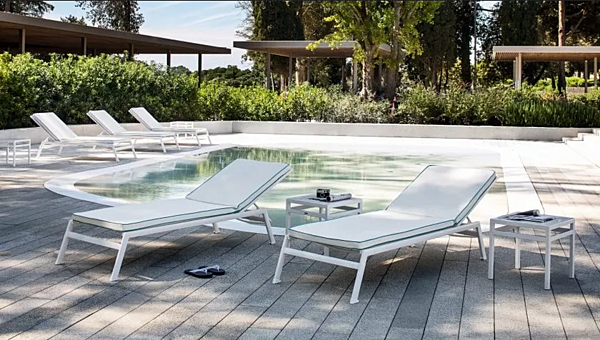 Recliner Sun Lounger Batyline Victor Varaschin 2822T, 2822TC factory VARASCHIN from Italy. Foto №10