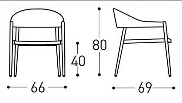 Stackable Aluminium Easy Chair with Armrests VARASCHIN Clever Lounge 229L5, 229L3 factory VARASCHIN from Italy. Foto №25