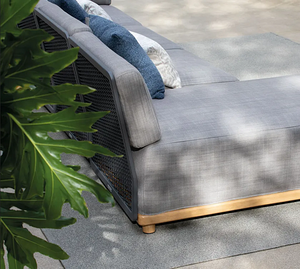 Modular 4-Seater Garden Sofa in Fabric Atmosphera Switch factory ATMOSPHERA from Italy. Foto №8