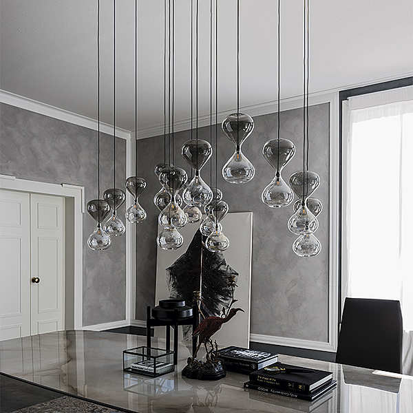 Chandelier CATTELAN ITALIA Oriano Favaretto SABLIER factory CATTELAN ITALIA from Italy. Foto №2