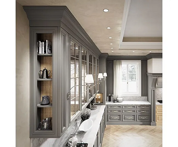 Custom Oak Kitchen Cabinet Old Line Deva factory Oldline from Italy. Foto №15