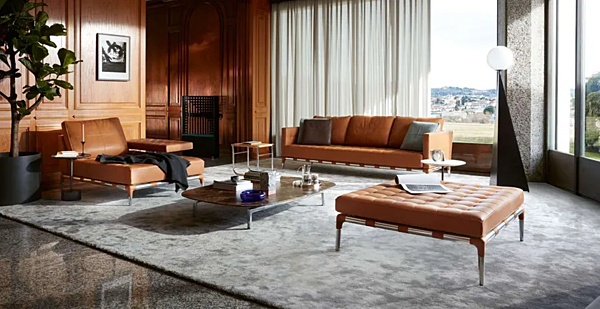 Wood veneer easy chair with integrated cushion CASSINA Willow 1 factory CASSINA from Italy. Foto №2