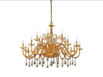 Chandelier with Swarovski crystals Euroluce Lampadari TooChic L12 6 6 factory EUROLUCE LAMPADARi from Italy