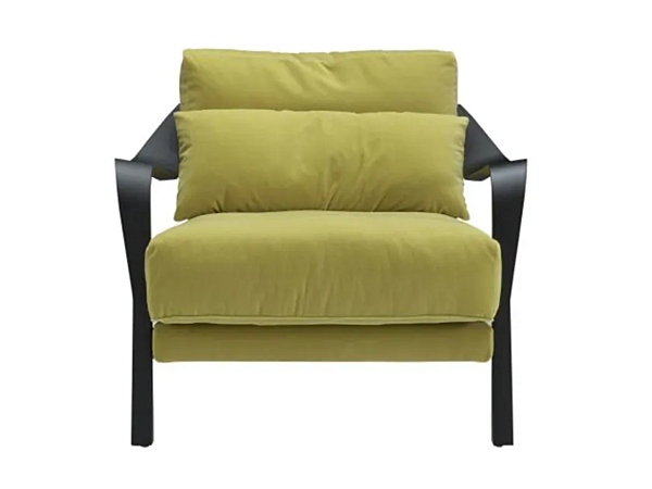 Armchair with armrests upholstered in fabric LIGNE ROSET Cityloft factory LIGNE ROSET from Italy. Foto №1