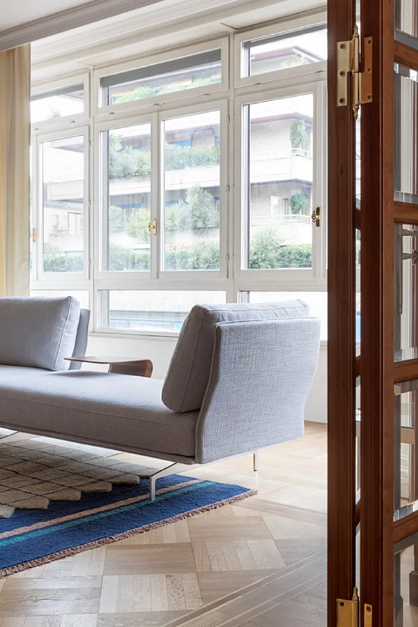 Fabric sofa with removable cover Saba Avant Apres factory SABA from Italy. Foto №11