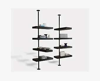 Rack PORADA Domino TV colonna a parete factory PORADA from Italy