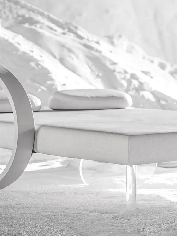 Fixed fabric spa bed with chromotherapy VARASCHIN factory VARASCHIN from Italy. Foto №2