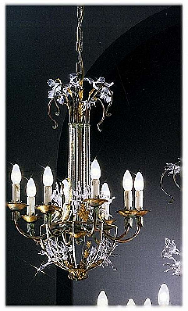 Chandelier MECHINI L195/8 factory MECHINI from Italy. Foto №1