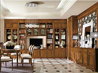 Custom Walnut TV Wall System Martini Interiors Forte dei Marmi Custom Walnut TV Wall System Martini Interiors Forte dei Marmi factory MARTINI INTERIORS from Italy