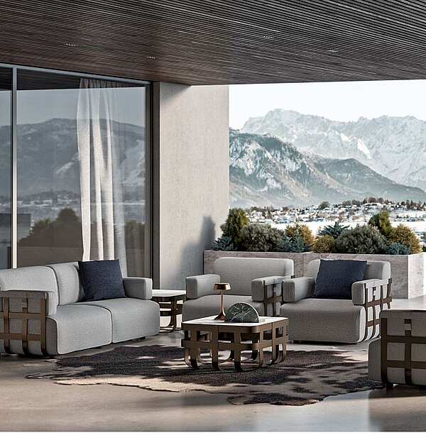 Coffee table RUGIANO TSE34/87 factory RUGIANO from Italy. Foto №7