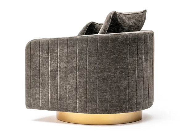 Swivel fabric armchair with armrests ARCAHORN Afrodite 7044B 7044B factory ARCAHORN from Italy. Foto №4