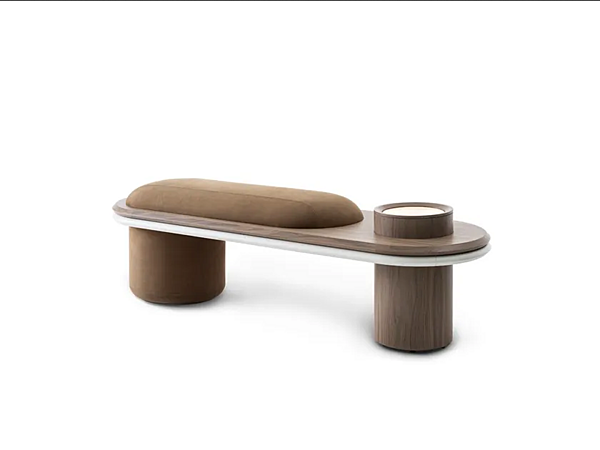 Wooden bench Liz GIORGETTI factory GIORGETTI from Italy. Foto №1