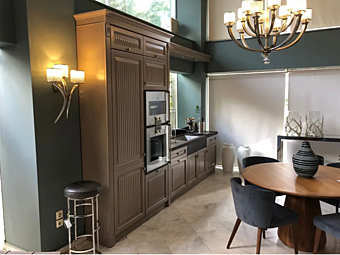 Custom Walnut Kitchen Convivio Athens Martini Interiors Custom Walnut Kitchen Convivio Athens Martini Interiors factory MARTINI INTERIORS from Italy