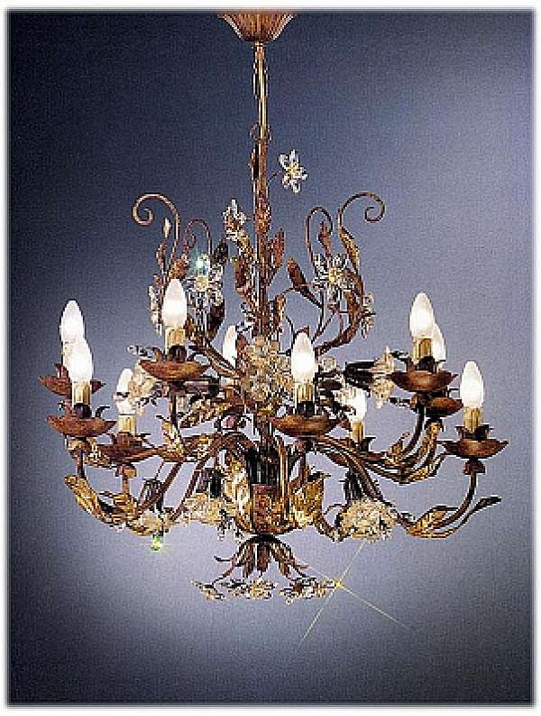 Chandelier MECHINI L233/10 factory MECHINI from Italy. Foto №1