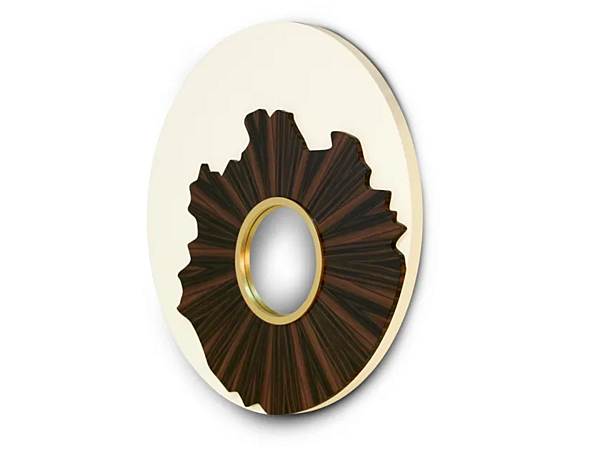 Round Framed Wall Mirror Iris BRABBU factory BRABBU from Italy. Foto №2