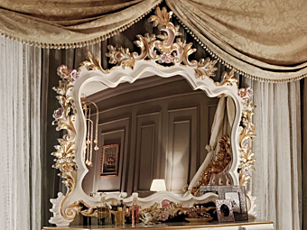 Wall Mounted Framed Mirror Modenese Luxury Interiors 11625 factory MODENESE GASTONE from Italy