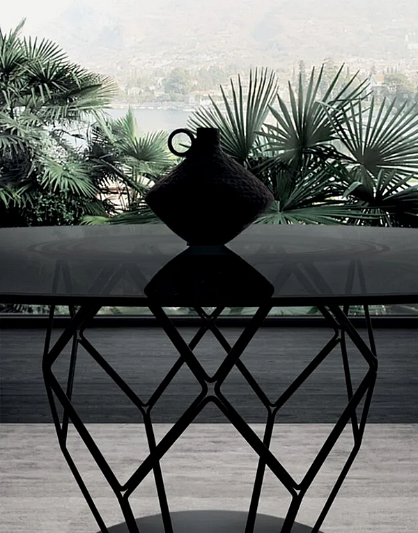 Round crystal table ESA i 4 Mariani factory i 4 Mariani from Italy. Foto №4