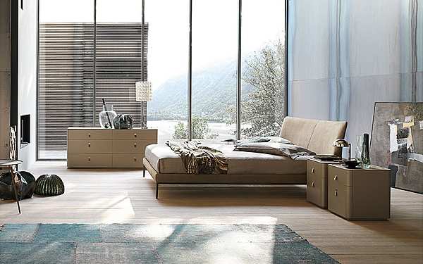 Bed ALIVAR Home Project Maya LM1S STANDARD factory ALIVAR from Italy. Foto №2