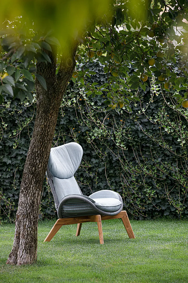 Outdoor Fabric Wingchair with Soft Back Atmosphera Harp HP.LC factory ATMOSPHERA from Italy. Foto №4