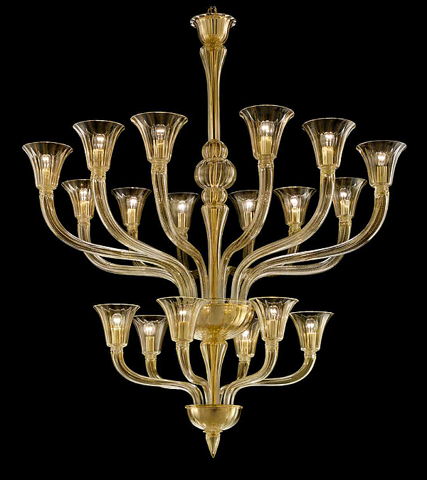 Chandelier Barovier&Toso Degas 5554/18 factory Barovier&Toso from Italy. Foto №1