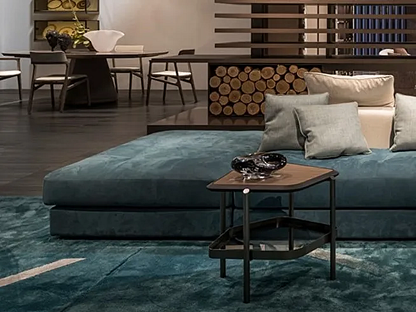 Coffee table from GIORGETTI Skyline collection in wood and glass factory GIORGETTI from Italy. Foto №5