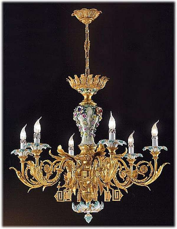 Chandelier FBAI 3186/6 factory FBAI from Italy. Foto №1