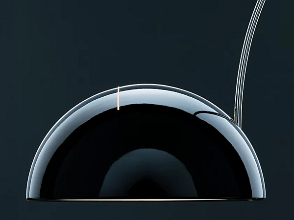 Height Adjustable Arc Lamp Oluce Coupe 3320 R factory Oluce from Italy. Foto №1