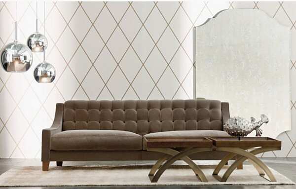 Couch ANGELO CAPPELLINI Opera ROSALIE CLASSIC 40093/I factory OPERA CONTEMPORARY from Italy. Foto №3