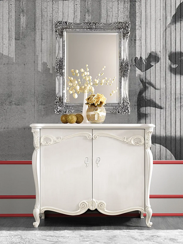 Rectangular Framed Wall Mounted Mirror CASA +39 Puccini 7620 factory CASA +39 from Italy. Foto №2