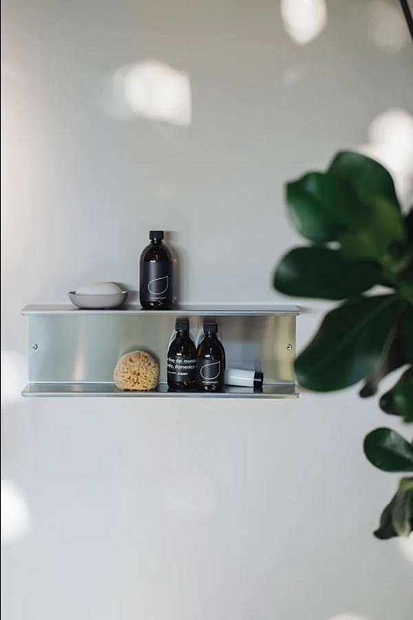Stainless Steel Bathroom Wall Shelf Mach 2 AGAPE factory Agape from Italy. Foto №4