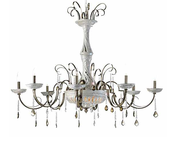 Chandelier LORENZON (F.LLI LORENZON) LL.67/BM/8F factory LORENZON (F.LLI LORENZON) from Italy. Foto №1