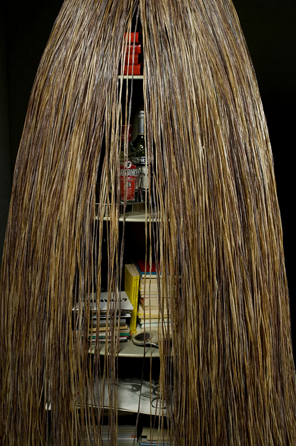 Freestanding raffia bookcase Edra Cabana CNA010 factory EDRA from Italy. Foto №4