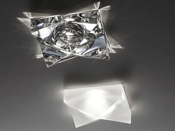 Recessed Crystal Spotlight for False Ceiling Fabbian Cindy factory Fabbian from Italy. Foto №3