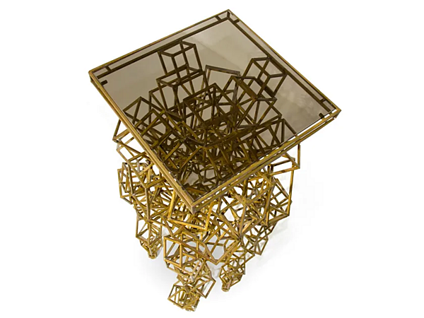 Brass Pedestal Table Cygnus BRABBU factory BRABBU from Italy. Foto №4