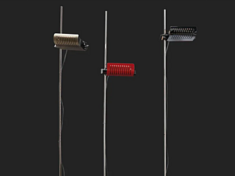 Floor lamp with dimmer Oluce Colombo 626