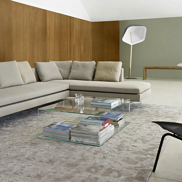 Low rectangular glass coffee table LIGNE ROSET Saldo 19960070 factory LIGNE ROSET from Italy. Foto №4