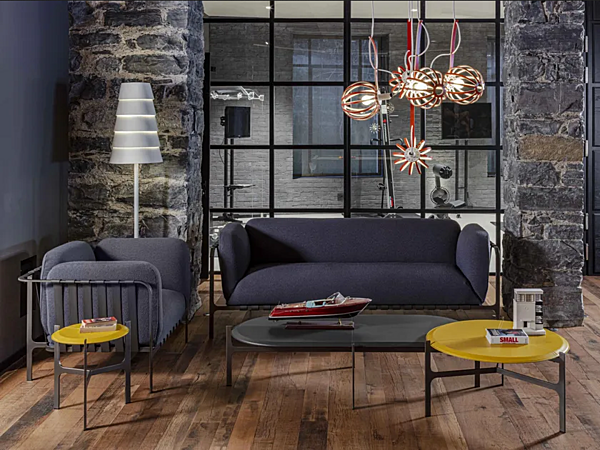 Round Tanned Leather Coffee Table Enrico Pellizzoni Sydney factory ENRICO  PELLIZZONI from Italy. Foto №8