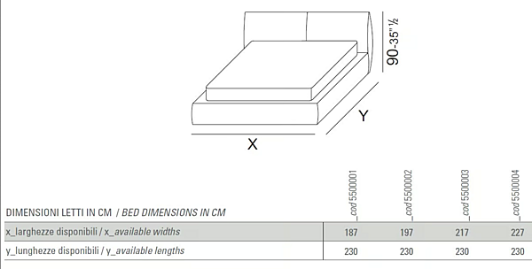 Fabric bed with high back VIBIEFFE 5500 Soap factory VIBIEFFE from Italy. Foto №5