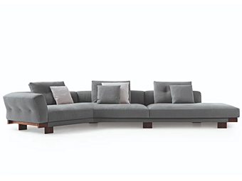Modular sectional sofa with removable cover CASSINA Sengu 556