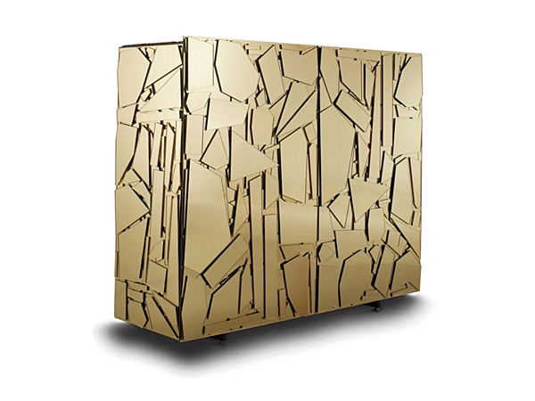 Glass sideboard with doors Edra Scrigno factory EDRA from Italy. Foto №1