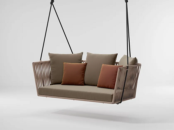 Garden Hanging Chair for Two KETTAL Bitta factory KETTAL from Italy. Foto №2