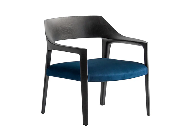 Ash armchair with armrests Potocco Scheggia 906 PLI 906/PLI factory POTOCCO from Italy. Foto №1