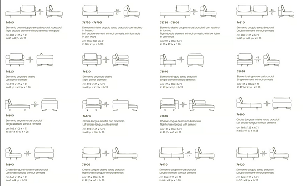 Sectional fabric sofa with soft back GIORGETTI SOHO factory GIORGETTI from Italy. Foto №5