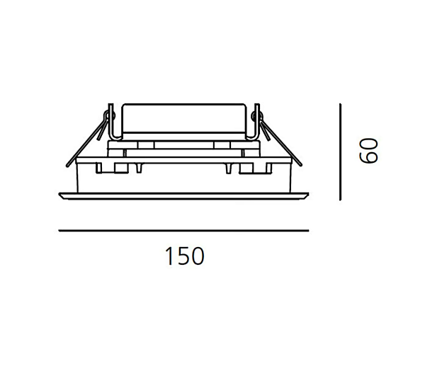 Recessed Aluminium Outdoor Spotlight Ego Artemide factory Artemide from Italy. Foto №17