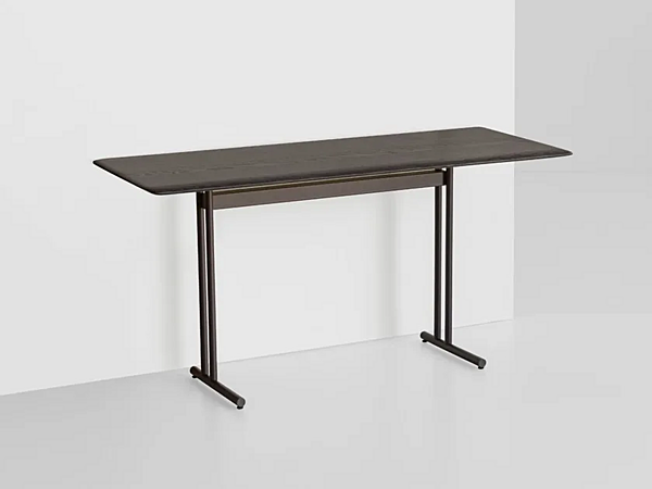 Secretary desk in ash and metal Potocco Graphic 955 SCR 955/SCR factory POTOCCO from Italy. Foto №2