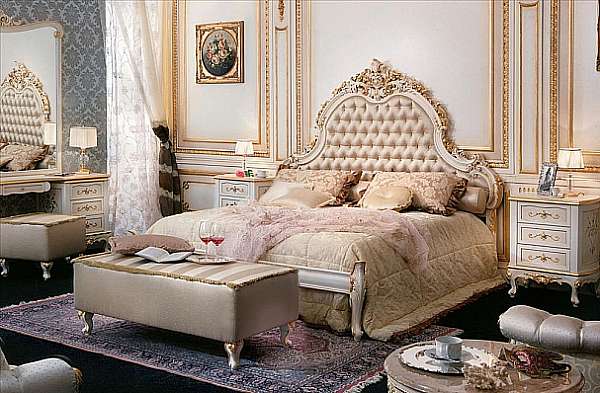 Bed CARLO ASNAGHI STYLE 11340 factory CARLO ASNAGHI STYLE from Italy. Foto №1