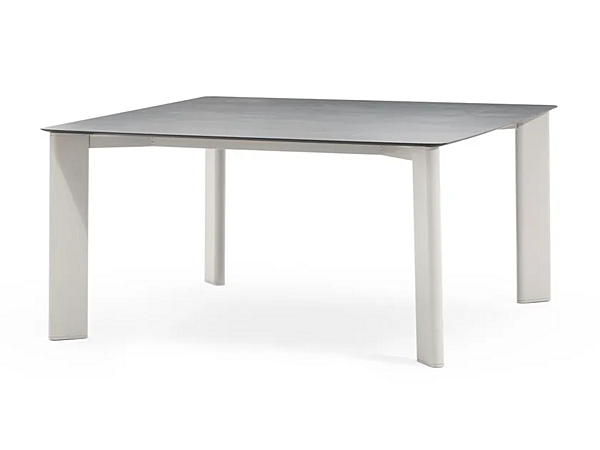 Square Aluminium Garden Table with HPL Top VARASCHIN Plinto 24680, 24682 factory VARASCHIN from Italy. Foto №1