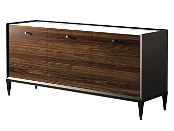 Marble and wooden sideboard with drawers Eclipse CPRN HOMOOD E221