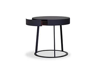 Bedside table in wood with drawer BAXTER Jules de Nuit factory BAXTER from Italy
