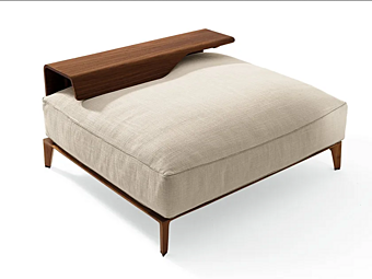Square fabric pouf GIORGETTI Aton